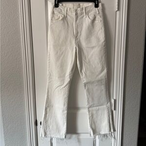 Elegant White Boot Cut Jeans for Women